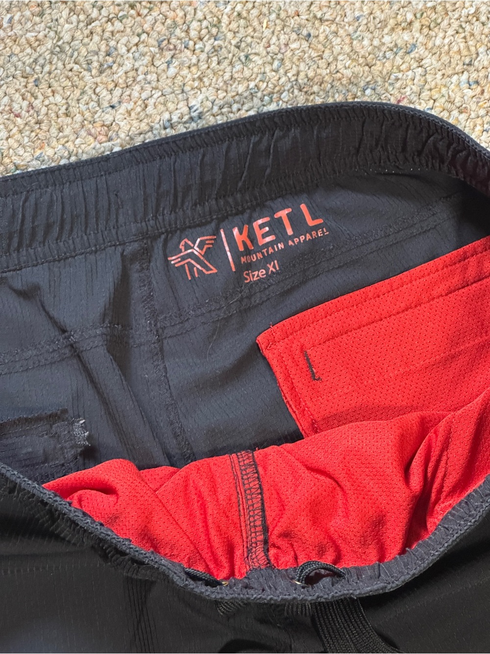 Ketl Vent Lightweight Active Pants - Black - Slim Fit - Picture 4 of 7